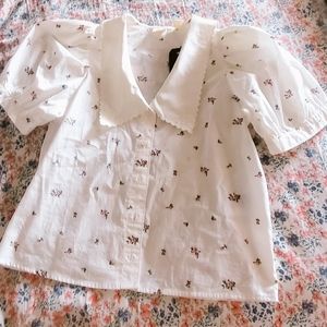 Doll collar blouse